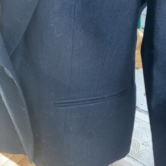 Vintage Pendleton 100% wool black one button blazer w two pockets in front - Picture 8 of 15